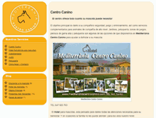Tablet Screenshot of mediterraniacentrocanino.com